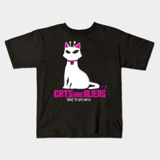 Cats are aliens! Kids T-Shirt